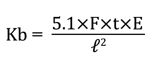 表面最大応力値の計算式